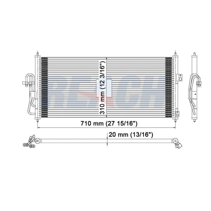 Reach International 31-4980 A/C Condenser