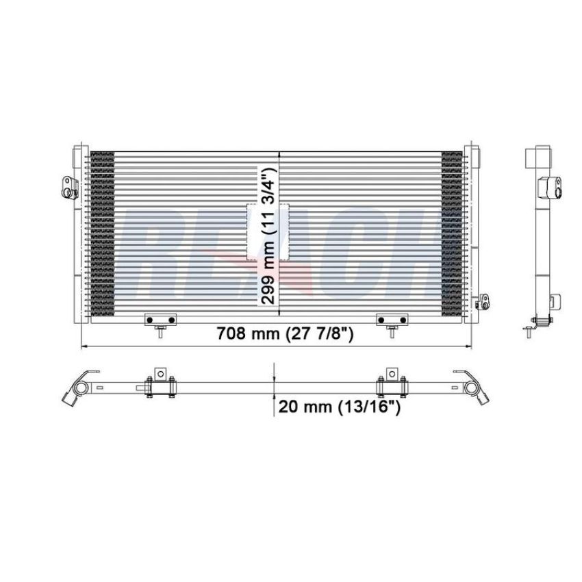 Reach International 31-4981 A/C Condenser