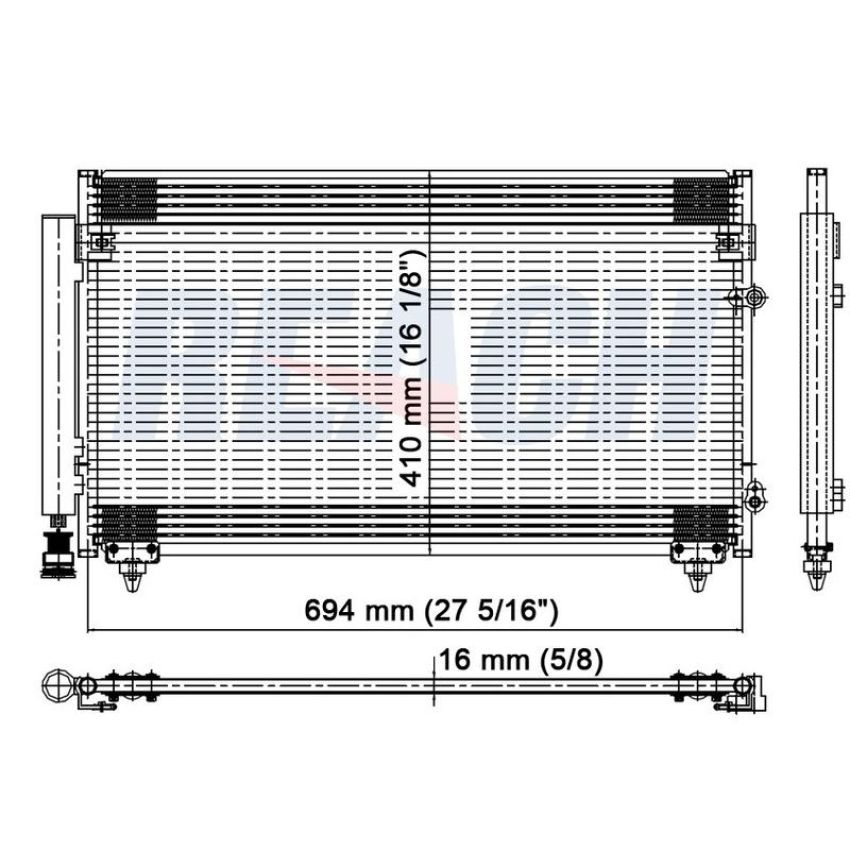 Reach International 31-4982 A/C Condenser
