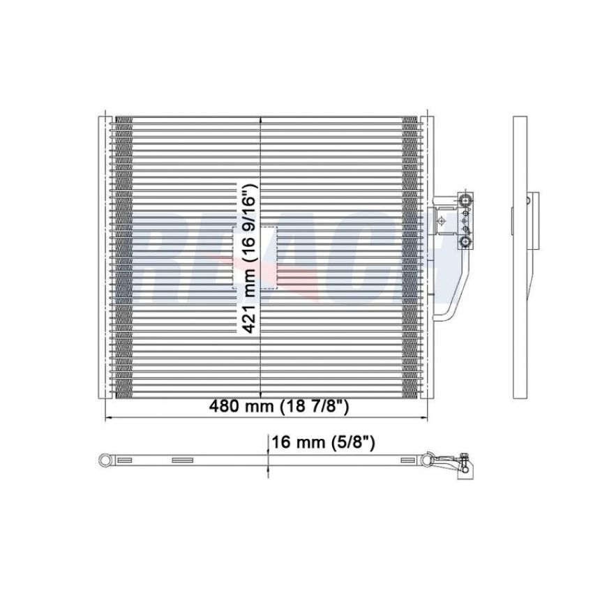 Reach International 31-4993 A/C Condenser