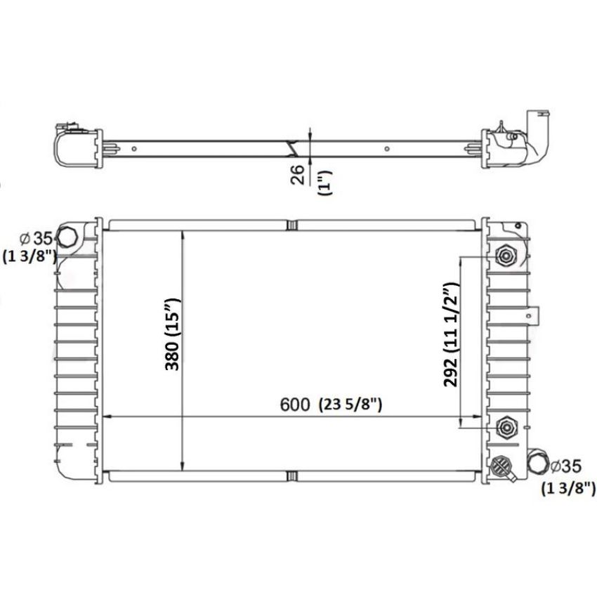 Reach International 41-1032 Radiator