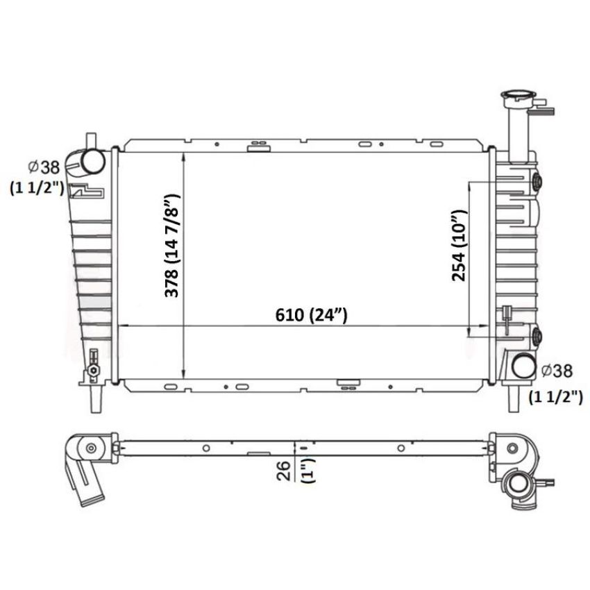 Reach International 41-1094 Radiator