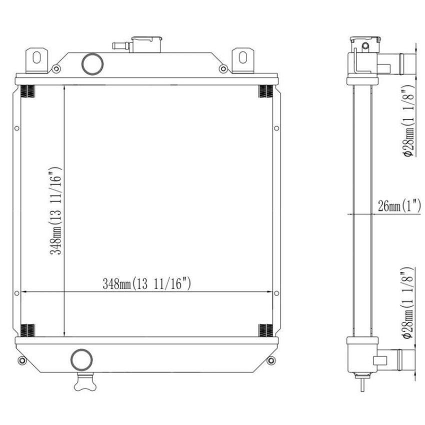 Reach International 41-1116 Radiator