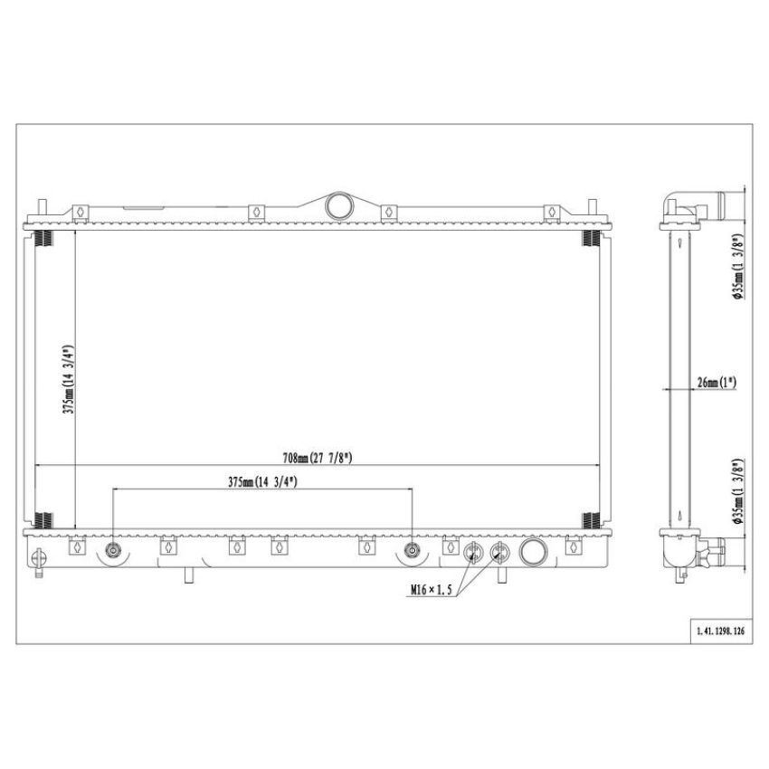 Reach International 41-1298 Radiator