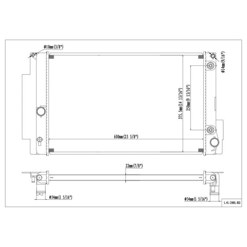 Reach International 41-13001 Radiator