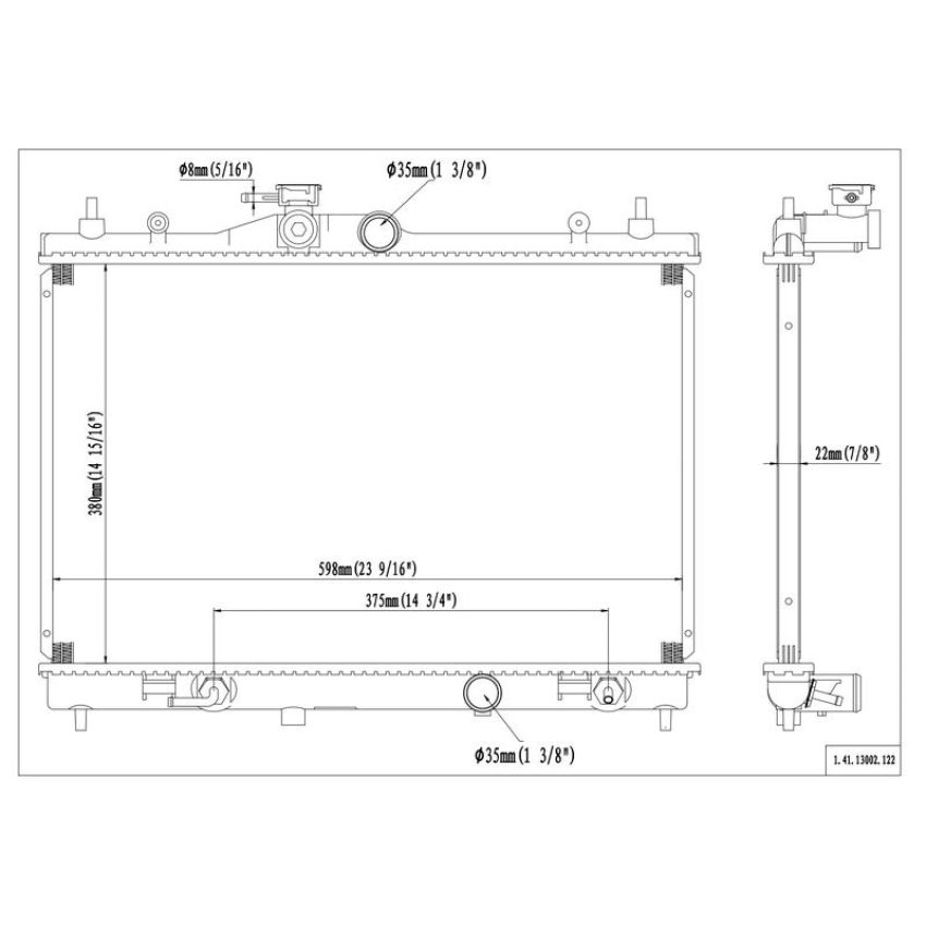 Reach International 41-13002 Radiator