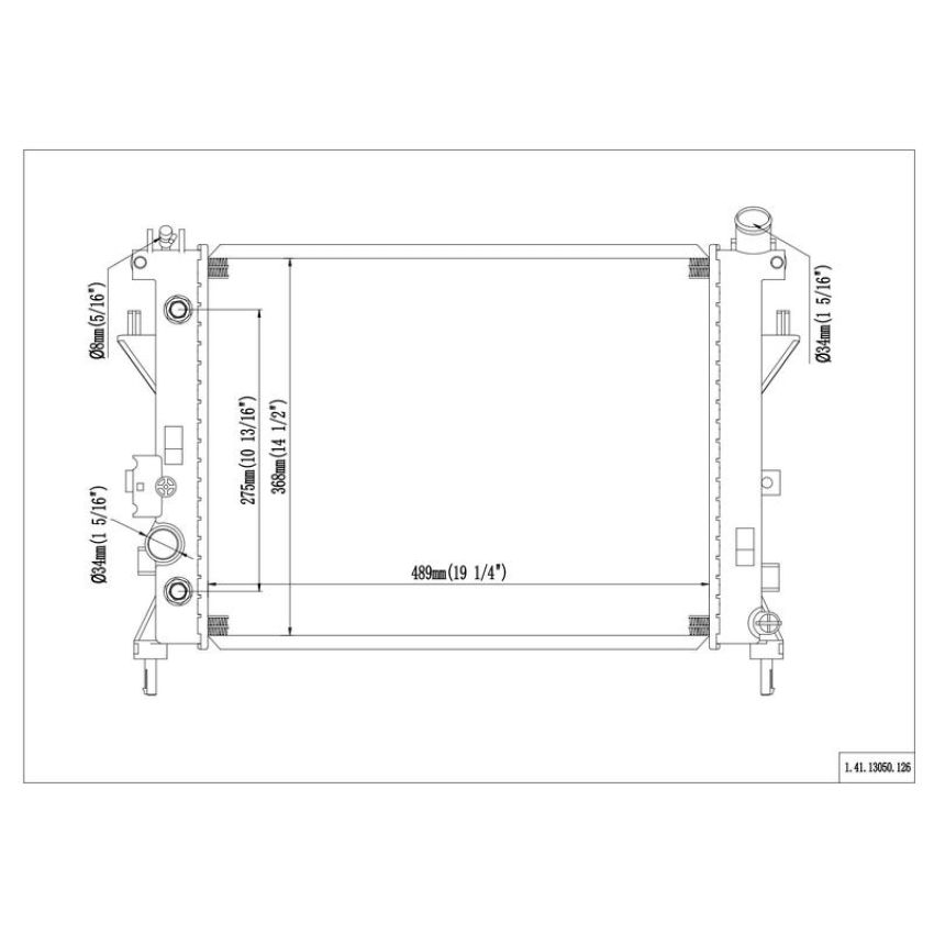 Reach International 41-13050 Radiator