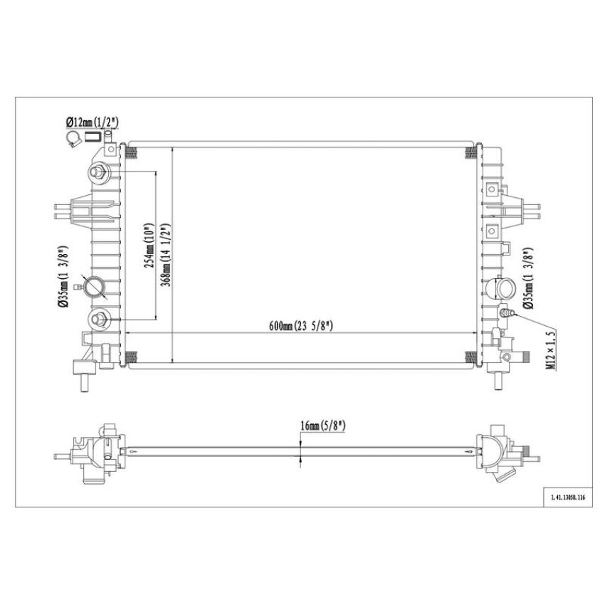 Reach International 41-13058 Radiator