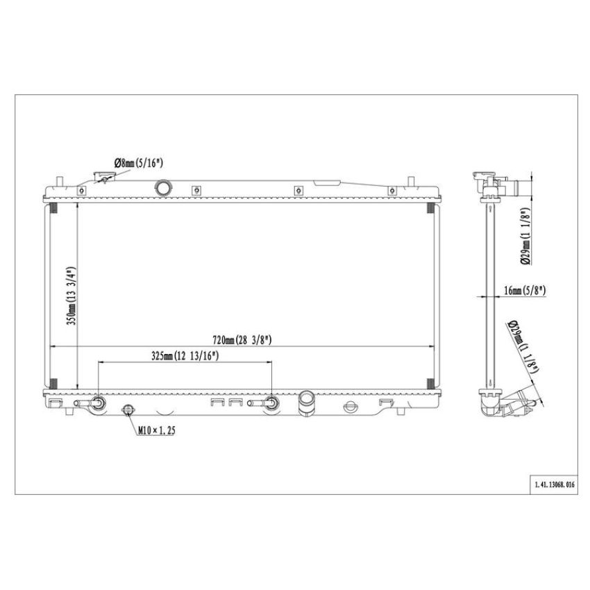 Reach International 41-13068 Radiator