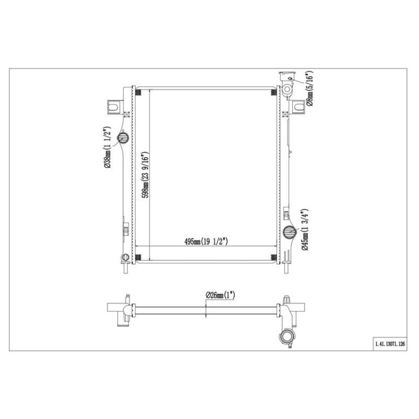 Reach International 41-13071 Radiator