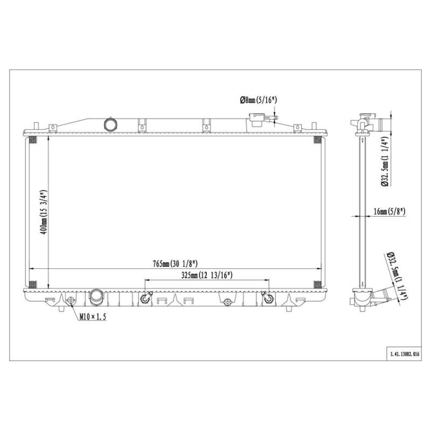 Reach International 41-13082 Radiator