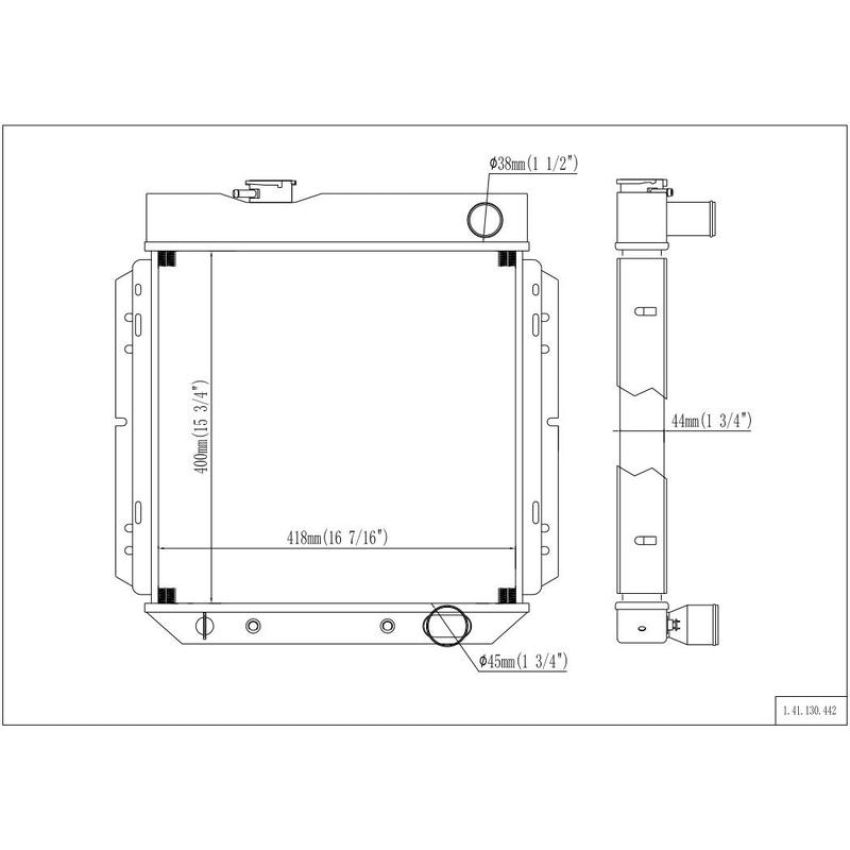 Reach International 41-130 Radiator