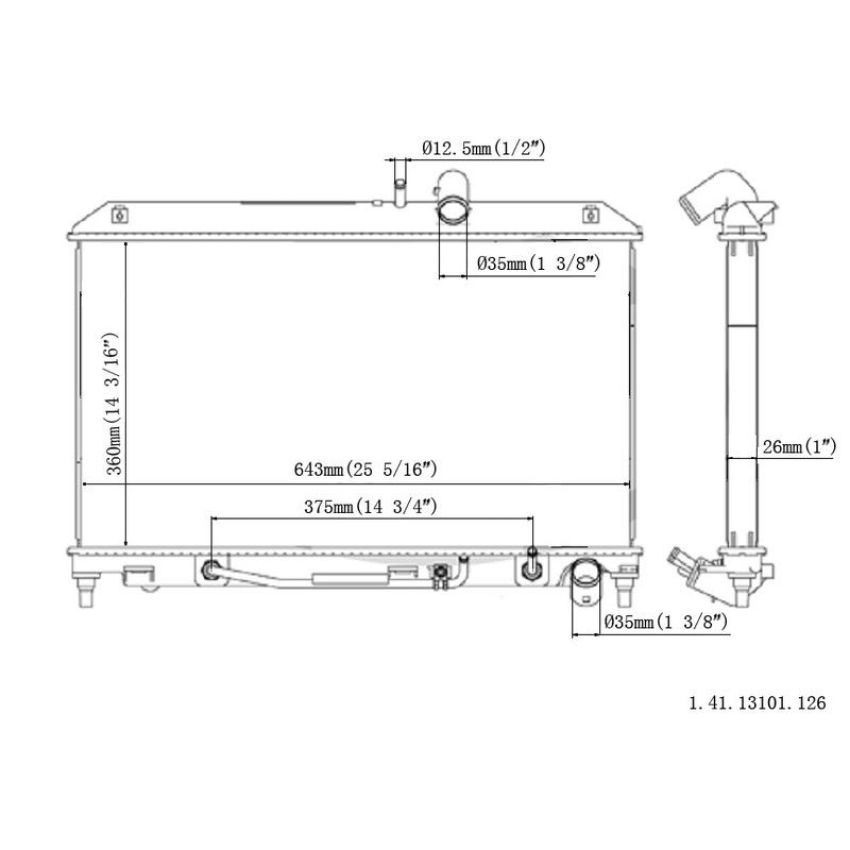 Reach International 41-13101 Radiator