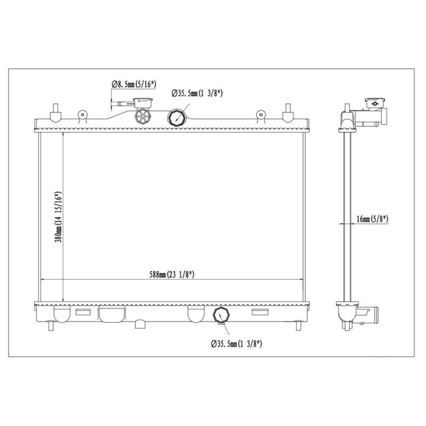 Reach International 41-13127 Radiator