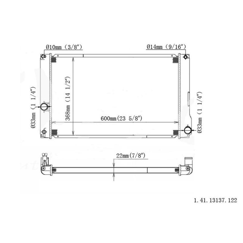 Reach International 41-13137 Radiator