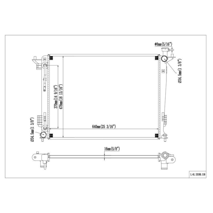 Reach International 41-13150 Radiator