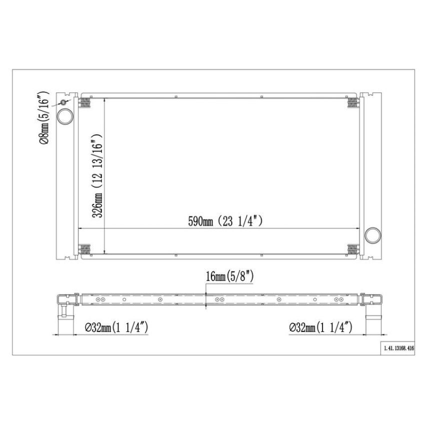 Reach International 41-13168 Radiator