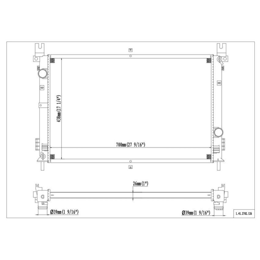 Reach International 41-13178 Radiator