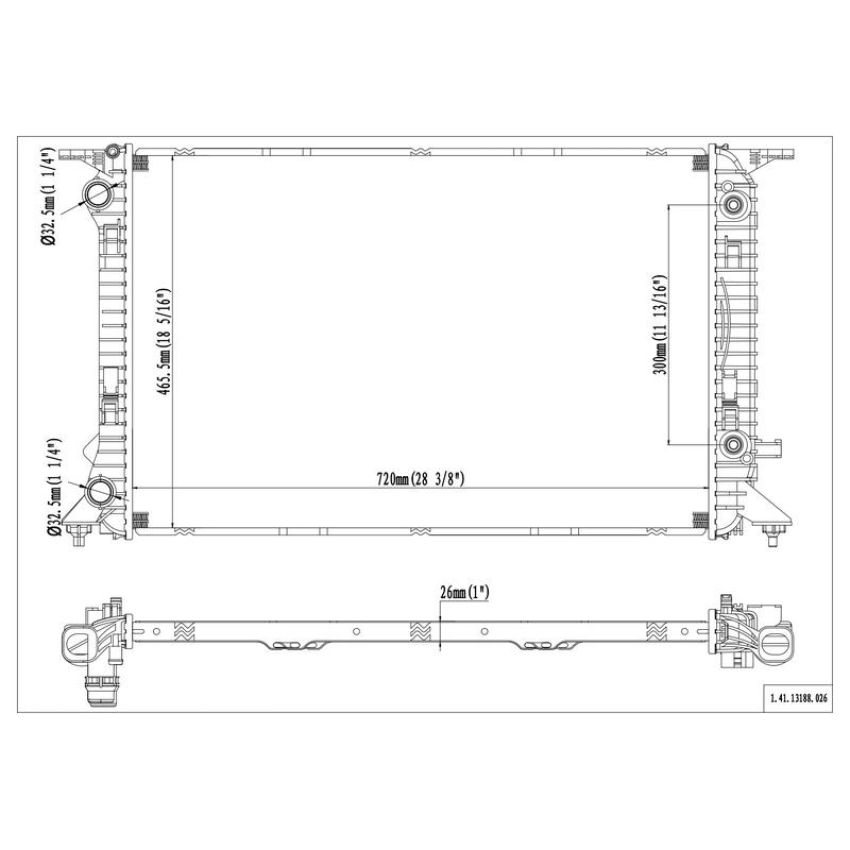 Reach International 41-13188 Radiator