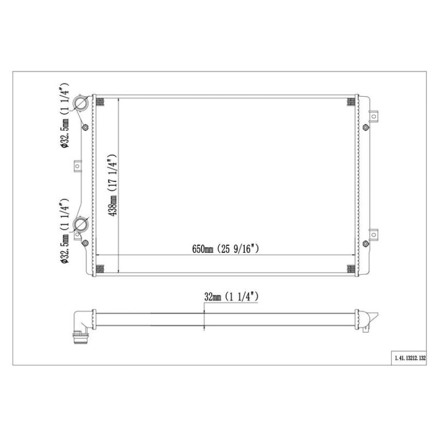 Reach International 41-13212 Radiator