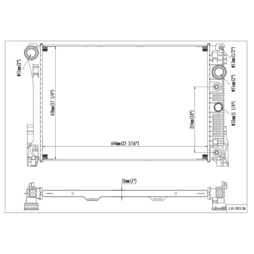 Reach International 41-13213 Radiator