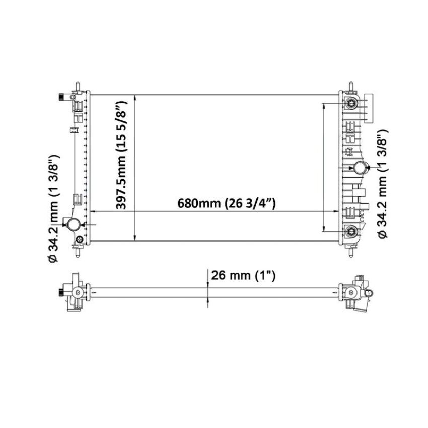 Reach International 41-13217 Radiator