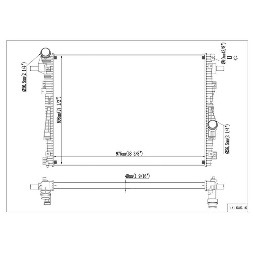 Reach International 41-13230 Radiator
