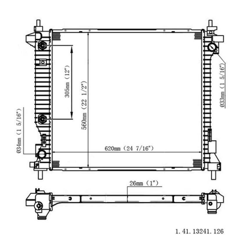 Reach International 41-13241 Radiator