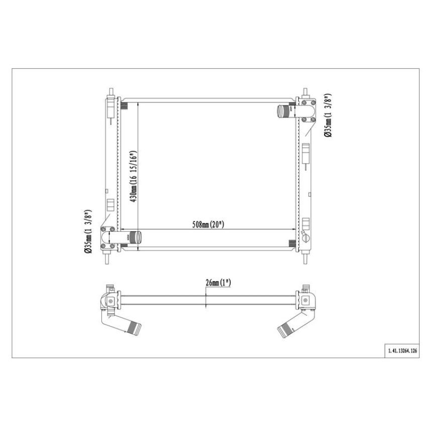Reach International 41-13264 Radiator