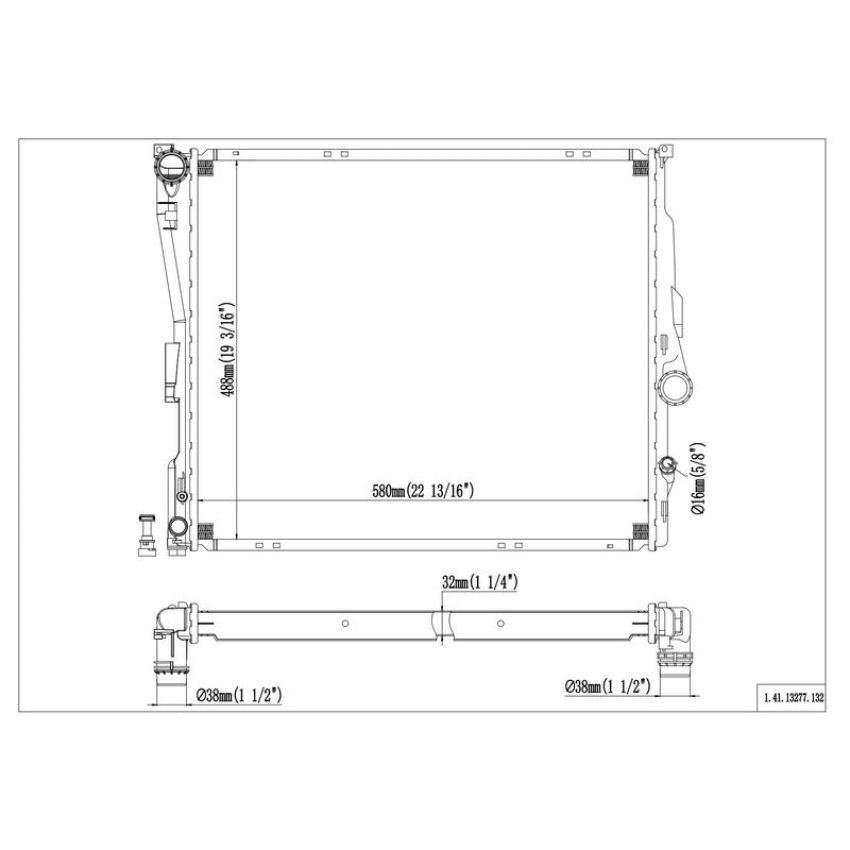 Reach International 41-13277 Radiator