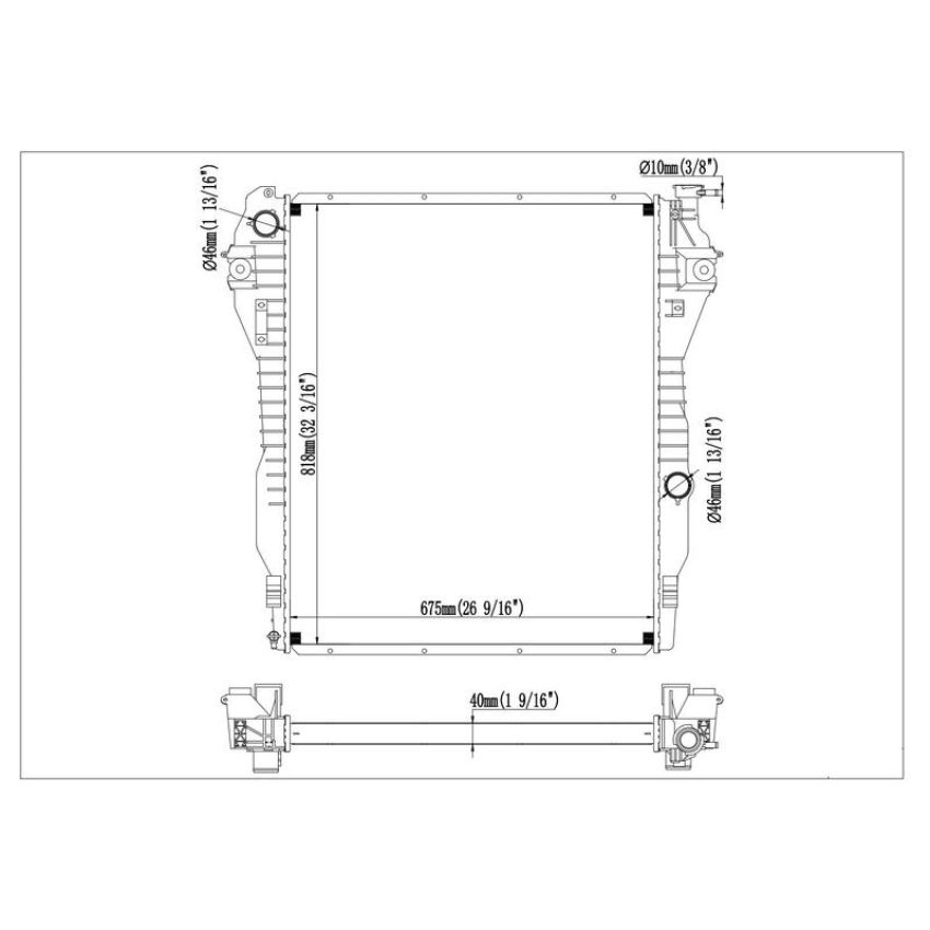 Reach International 41-13296 Radiator