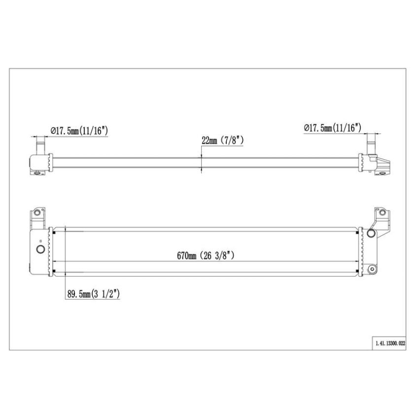 Reach International 41-13300 Radiator