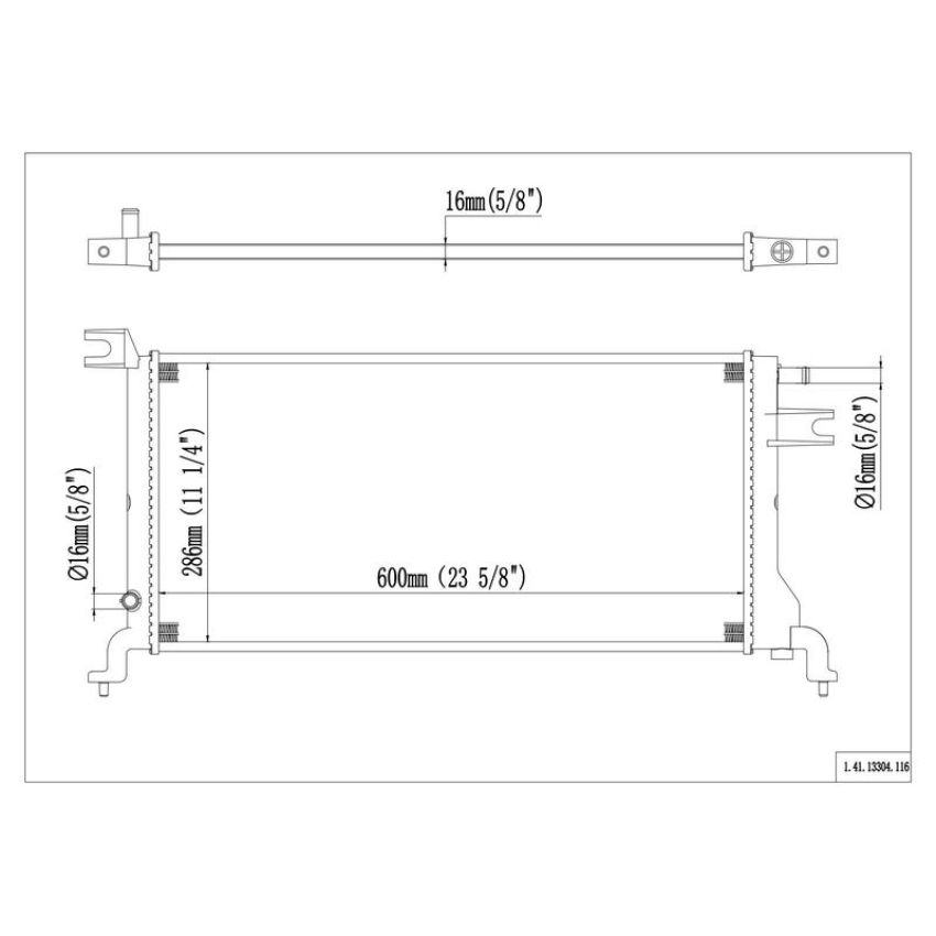 Reach International 41-13304 Radiator
