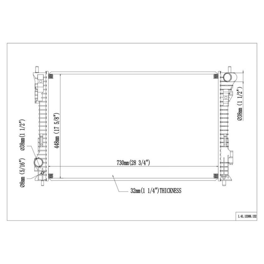 Reach International 41-13306 Radiator
