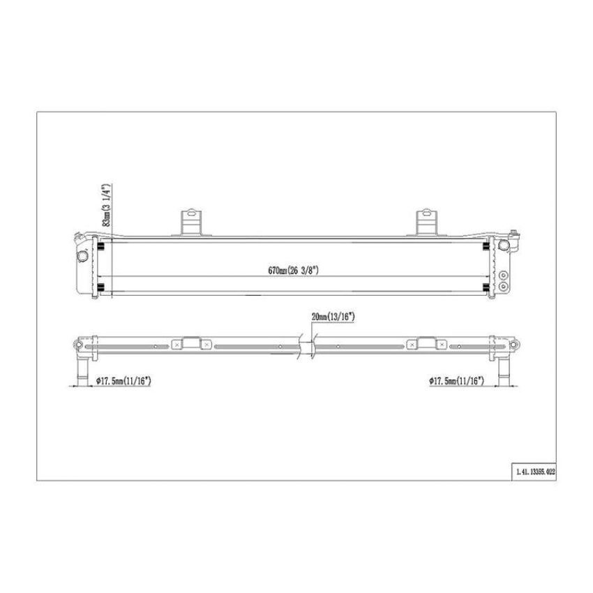 Reach International 41-13355 Radiator