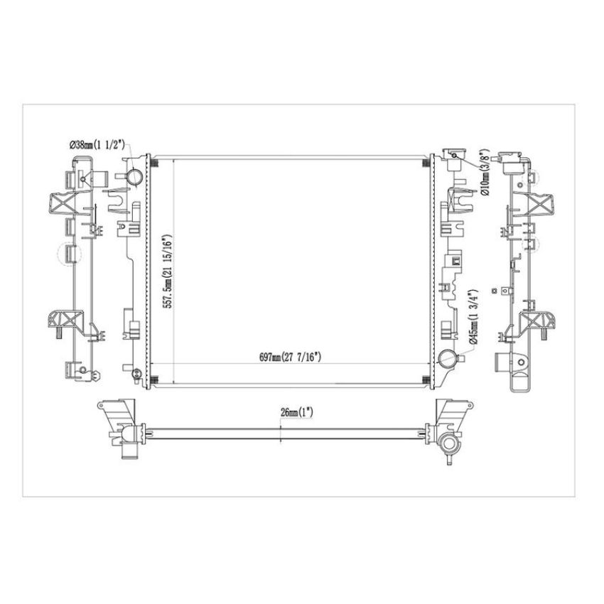 Reach International 41-13494 Radiator