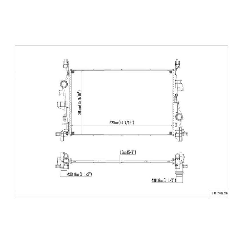 Reach International 41-13535 Radiator