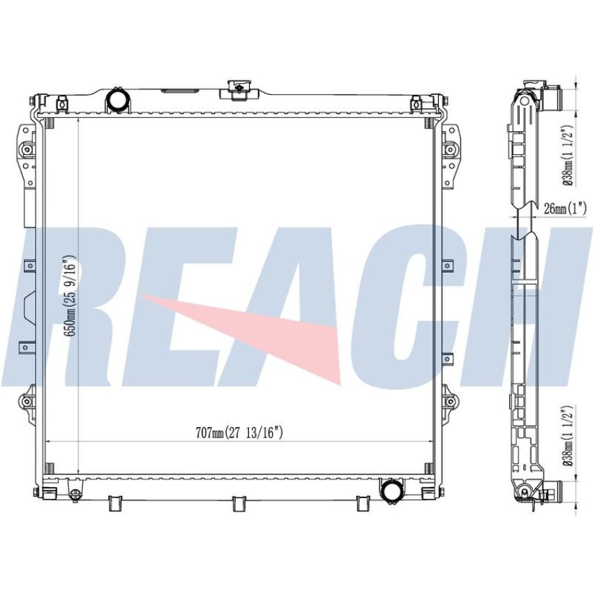 Reach International 41-13549 Radiator