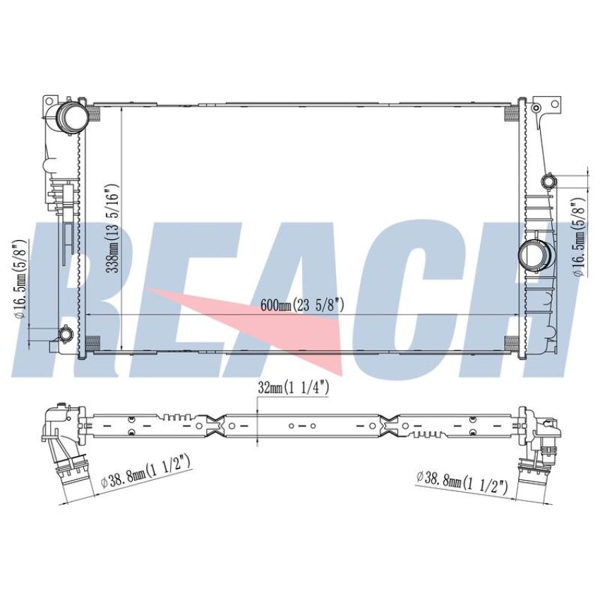 Reach International 41-13581 Radiator