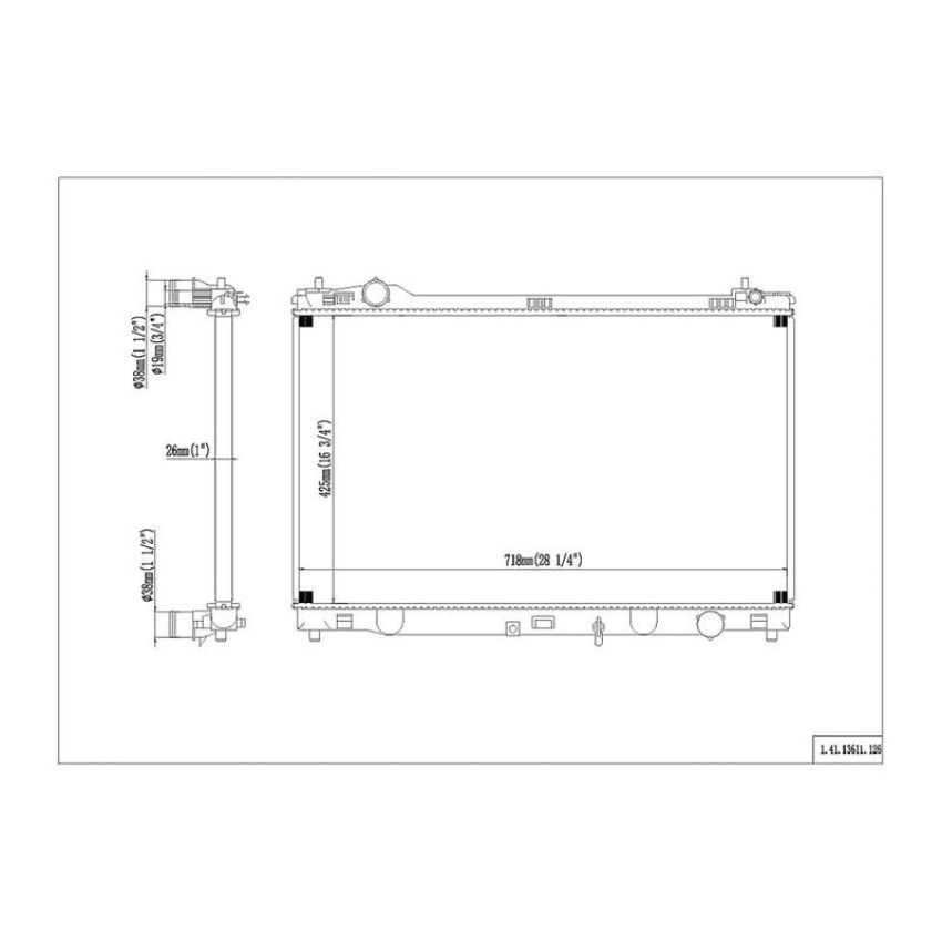 Reach International 41-13611 Radiator