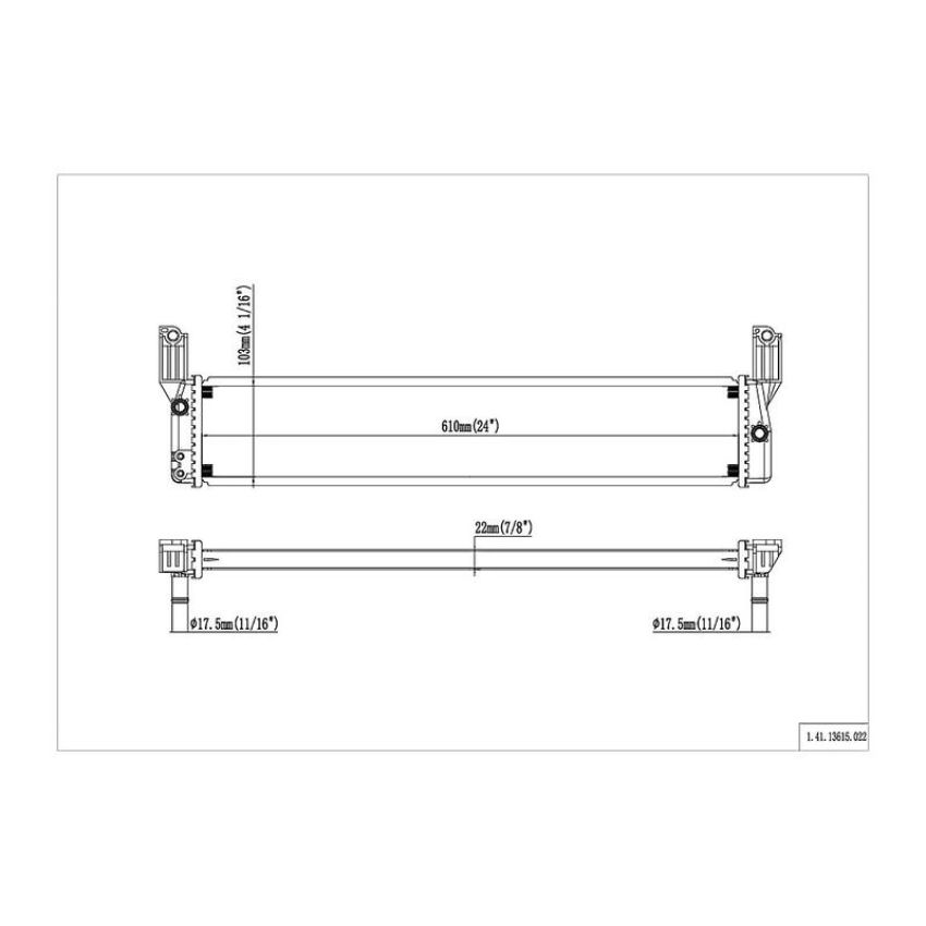 Reach International 41-13615 Radiator