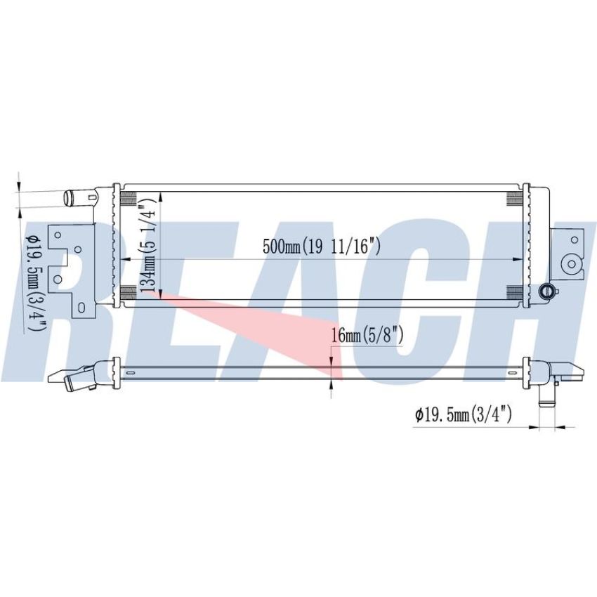 Reach International 41-13645 Radiator