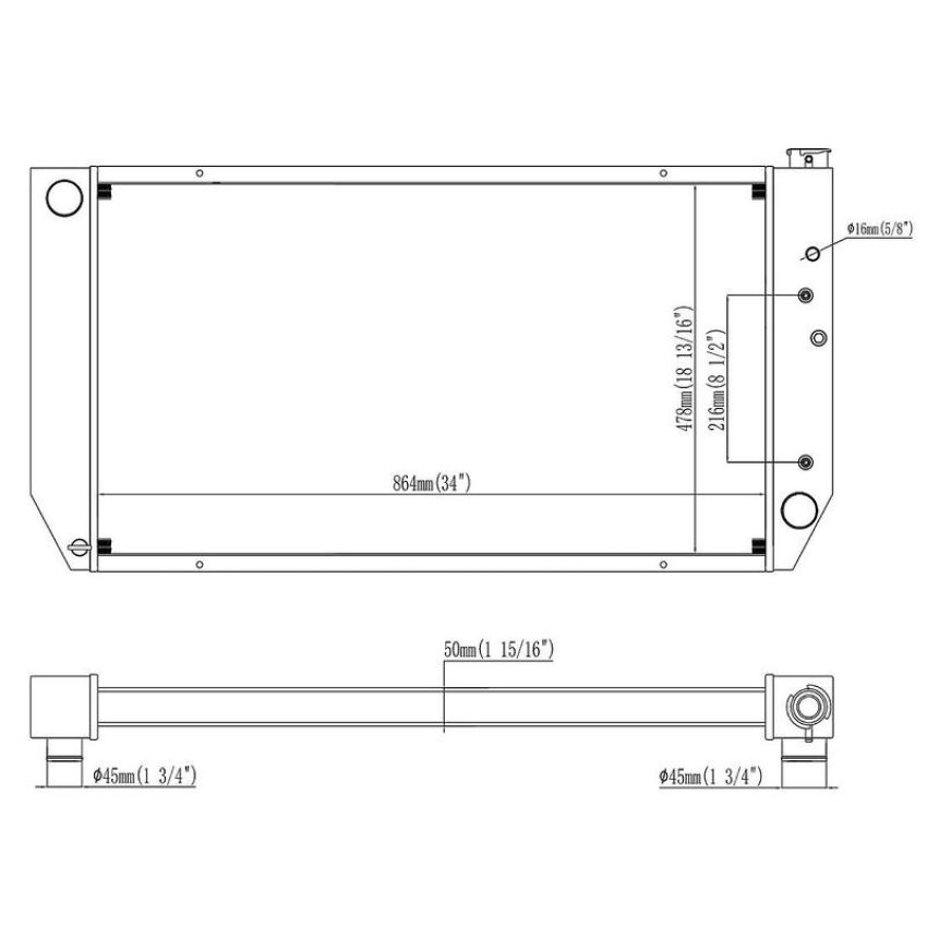 Reach International 41-1364 Radiator