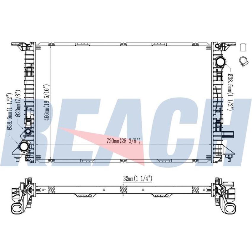 Reach International 41-13683 Radiator