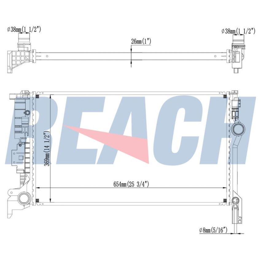 Reach International 41-13699 Radiator