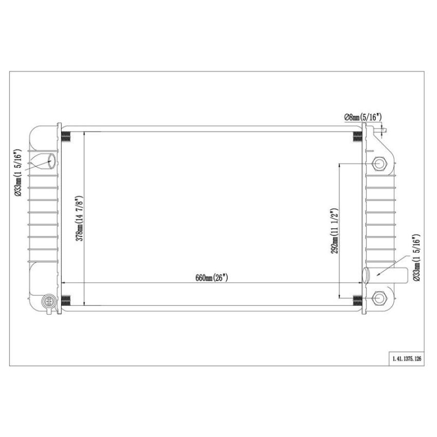 Reach International 41-1375 Radiator