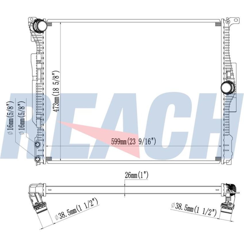 Reach International 41-13788 Radiator