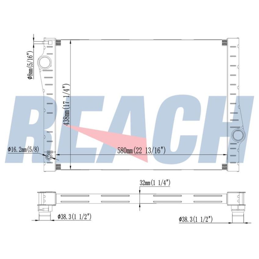 Reach International 41-13790 Radiator
