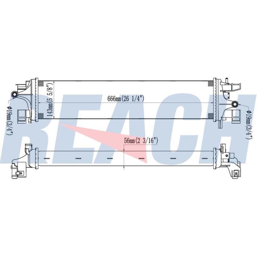 Reach International 41-13813 Radiator