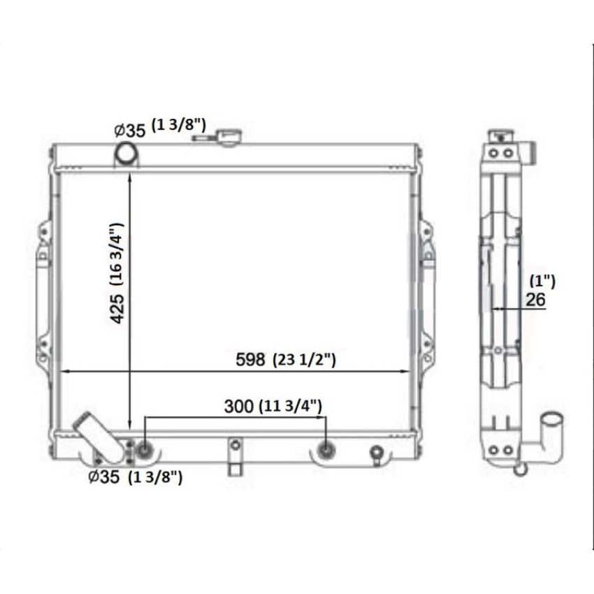 Reach International 41-1384 Radiator